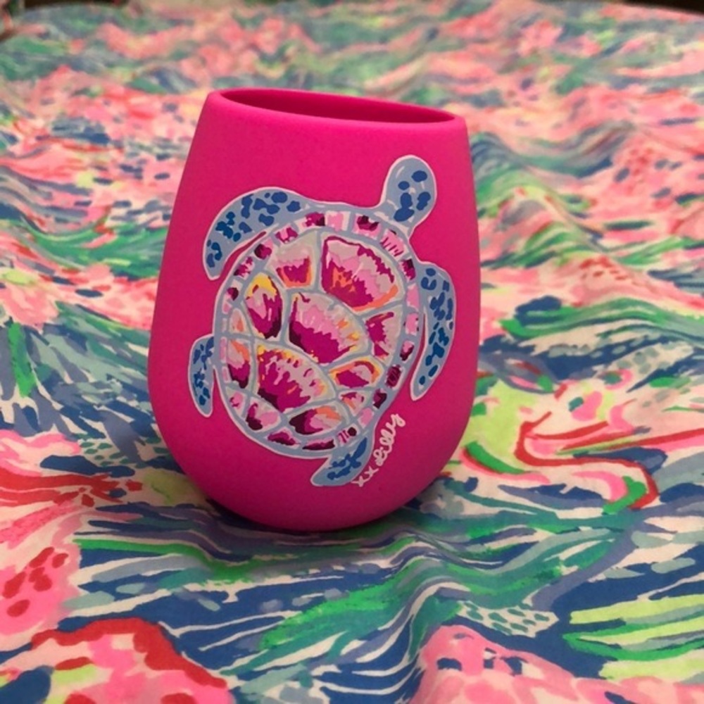 Lilly Pulitzer GWP Silicone Wine Tumbler